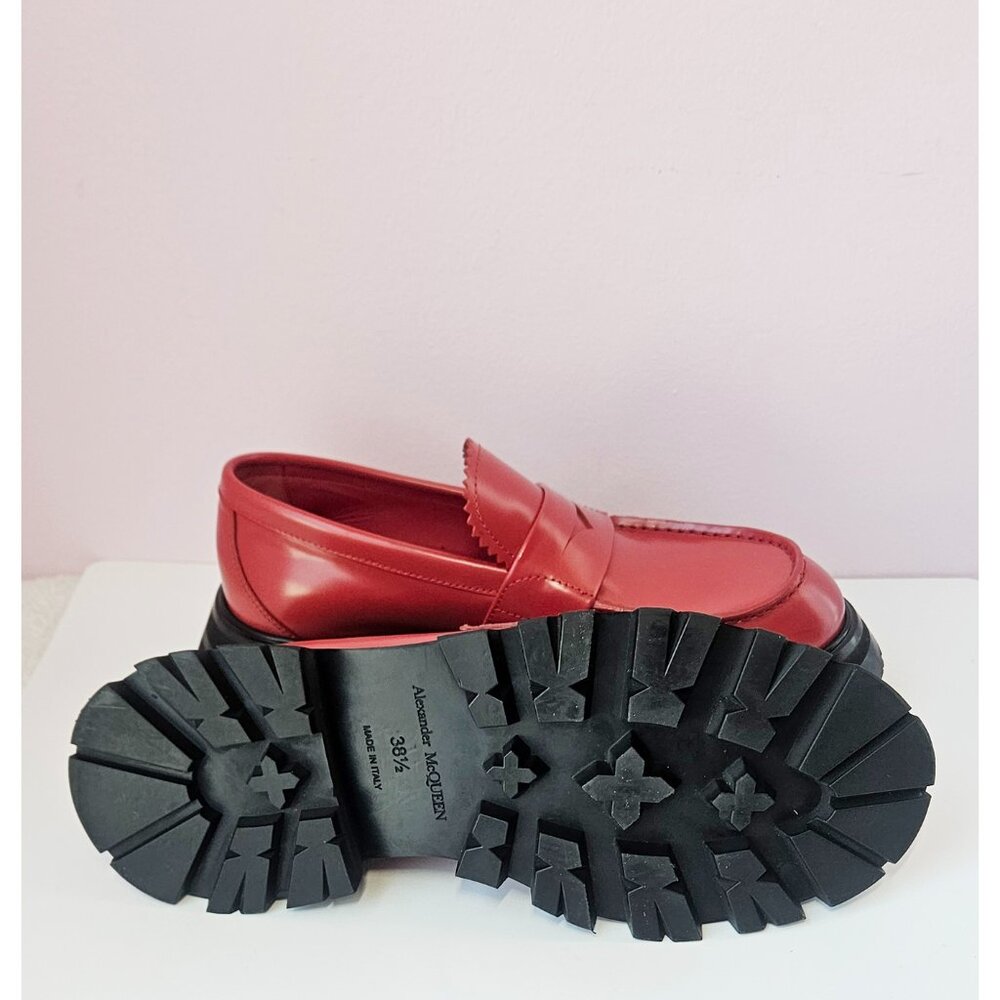 Alexander McQueen Leather Wander Loafers - Picture 6 of 9